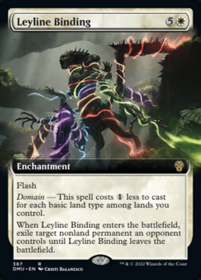 Leyline Binding (Extended Art) [Dominaria United] - Evolution TCG