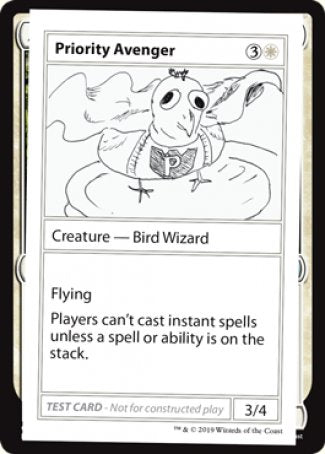 Priority Avenger (2021 Edition) [Mystery Booster Playtest Cards] - Evolution TCG