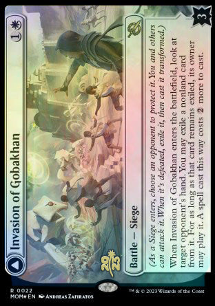 Invasion of Gobakhan // Lightshield Array [March of the Machine Prerelease Promos] - Evolution TCG