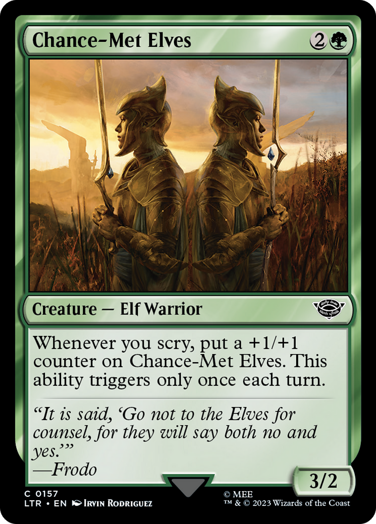 Chance-Met Elves [The Lord of the Rings: Tales of Middle-Earth] - Evolution TCG