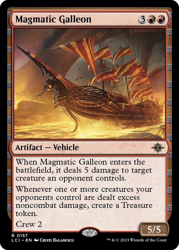 Magmatic Galleon [The Lost Caverns of Ixalan] - Evolution TCG