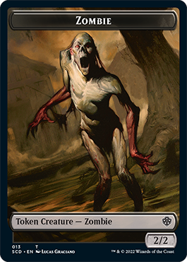 Zombie // Zombie Army Double-Sided Token [Starter Commander Decks] - Evolution TCG