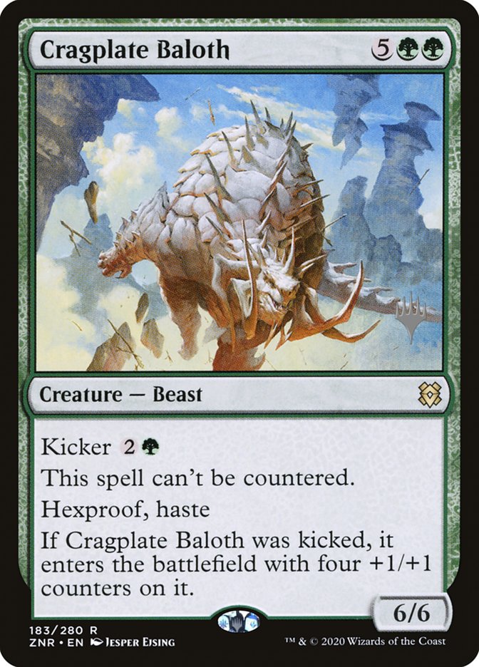 Cragplate Baloth (Promo Pack) [Zendikar Rising Promos] - Evolution TCG