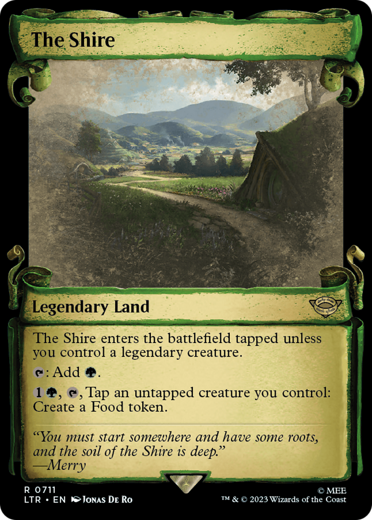 The Shire [The Lord of the Rings: Tales of Middle-Earth Showcase Scrolls] - Evolution TCG