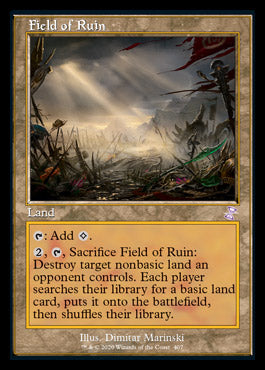 Field of Ruin (Timeshifted) [Time Spiral Remastered] - Evolution TCG