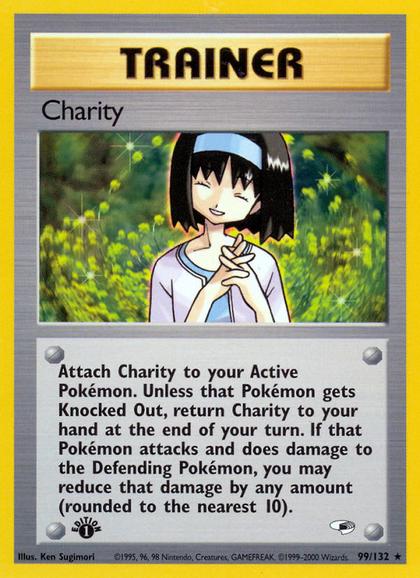 Charity (99/132) [Gym Heroes 1st Edition] - Evolution TCG