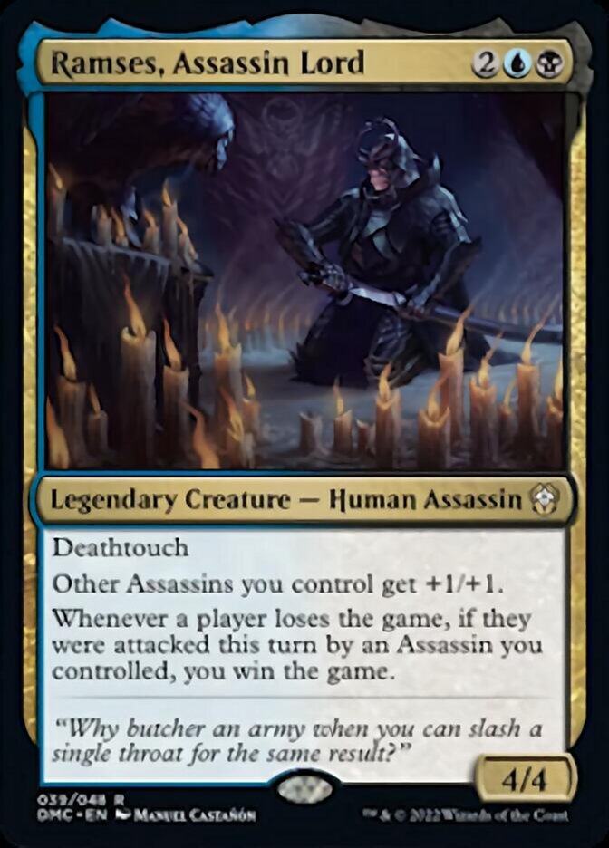 Ramses, Assassin Lord [Dominaria United Commander] - Evolution TCG