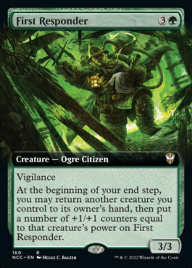 First Responder (Extended Art) [Streets of New Capenna Commander] - Evolution TCG