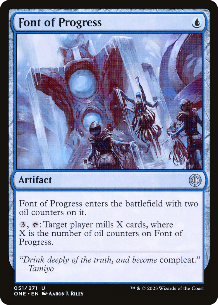 Font of Progress [Phyrexia: All Will Be One] - Evolution TCG