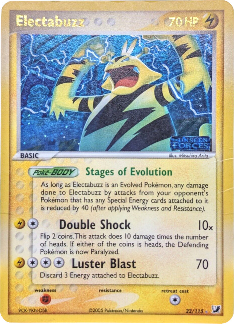 Electabuzz (22/115) (Stamped) [EX: Unseen Forces] - Evolution TCG