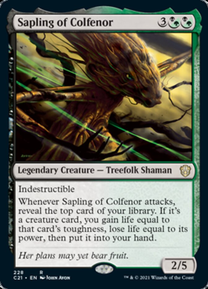 Sapling of Colfenor [Commander 2021] - Evolution TCG