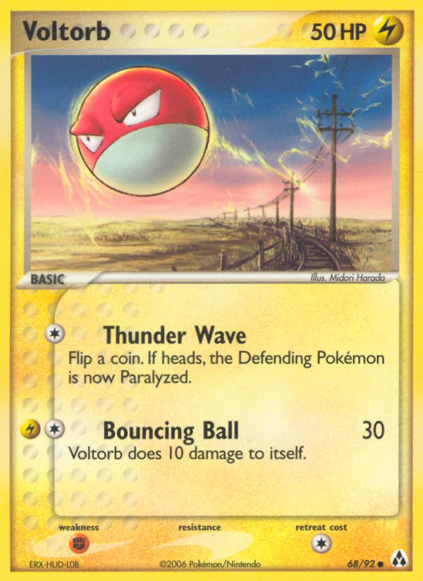 Voltorb (68/92) [EX: Legend Maker] - Evolution TCG