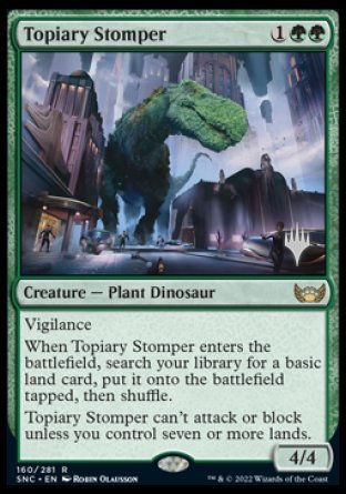 Topiary Stomper (Promo Pack) [Streets of New Capenna Promos] - Evolution TCG