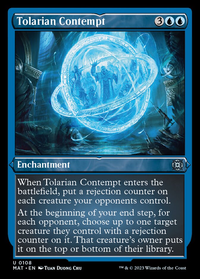 Tolarian Contempt (Foil Etched) [March of the Machine: The Aftermath] - Evolution TCG