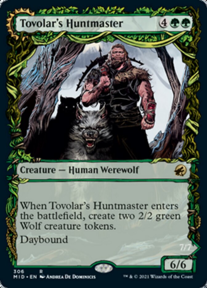 Tovolar's Huntmaster // Tovolar's Packleader (Showcase Equinox) [Innistrad: Midnight Hunt] - Evolution TCG