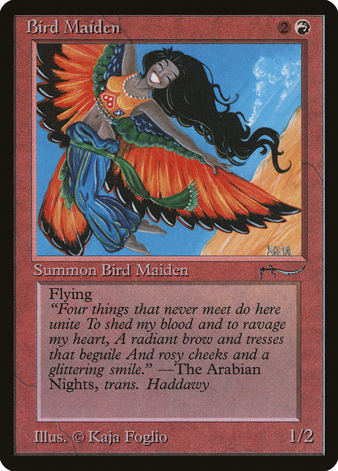 Bird Maiden (Dark Mana Cost) [Arabian Nights] - Evolution TCG