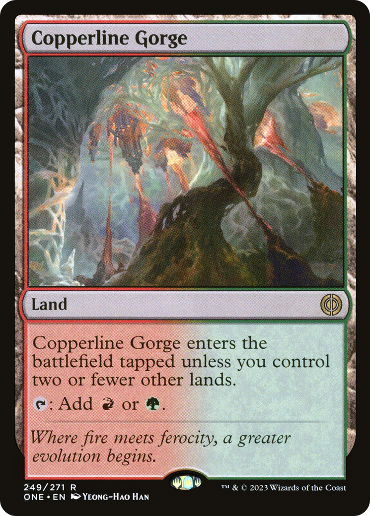Copperline Gorge [Phyrexia: All Will Be One] - Evolution TCG