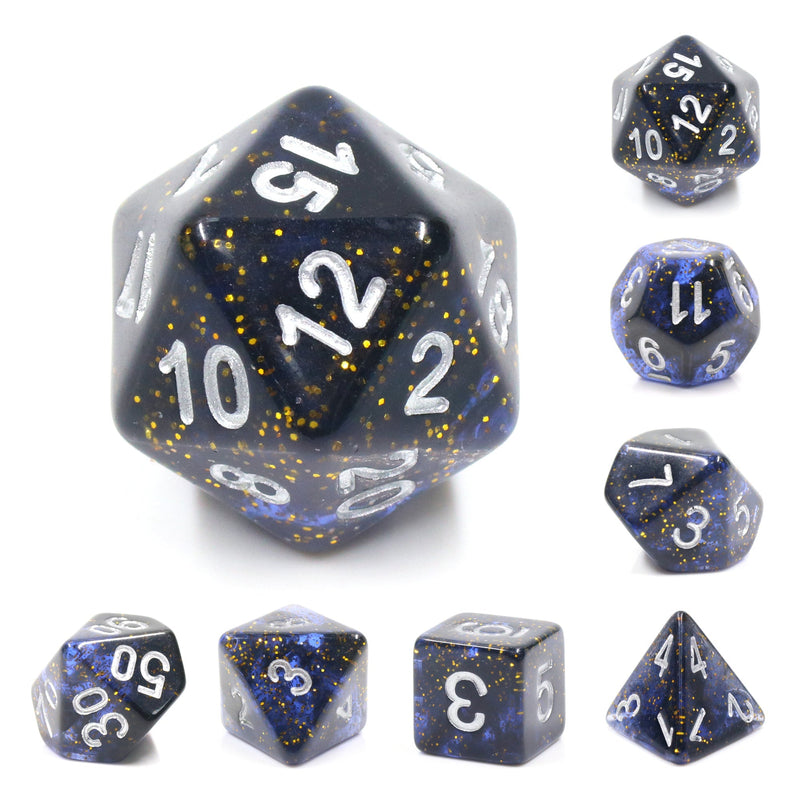 A&H Dice: Blue - Poly 7 Die Set - Evolution TCG