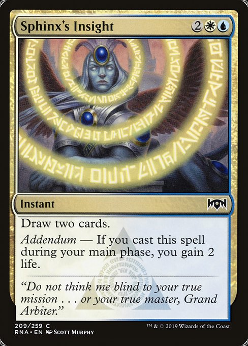 Sphinx's Insight [Ravnica Allegiance] - Evolution TCG