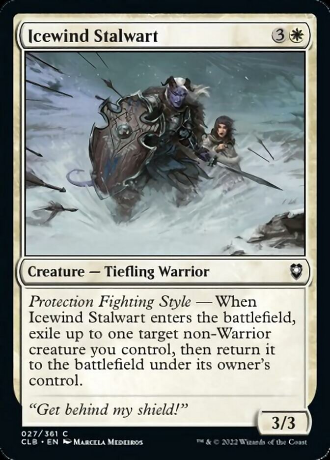 Icewind Stalwart [Commander Legends: Battle for Baldur's Gate] - Evolution TCG
