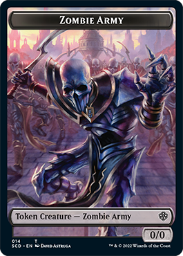 Zombie // Zombie Army Double-Sided Token [Starter Commander Decks] - Evolution TCG