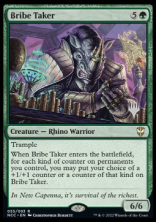 Bribe Taker (Promo Pack) [Streets of New Capenna Commander Promos] - Evolution TCG