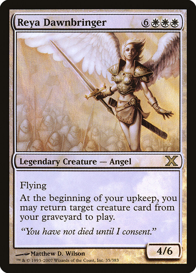 Reya Dawnbringer (Premium Foil) [Tenth Edition] - Evolution TCG