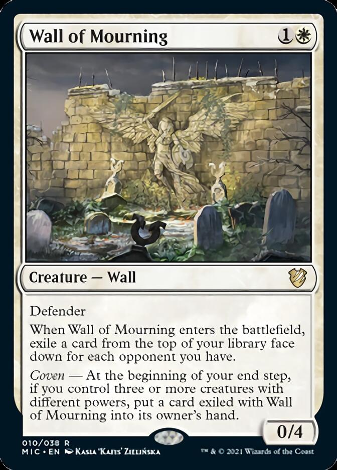 Wall of Mourning [Innistrad: Midnight Hunt Commander] - Evolution TCG