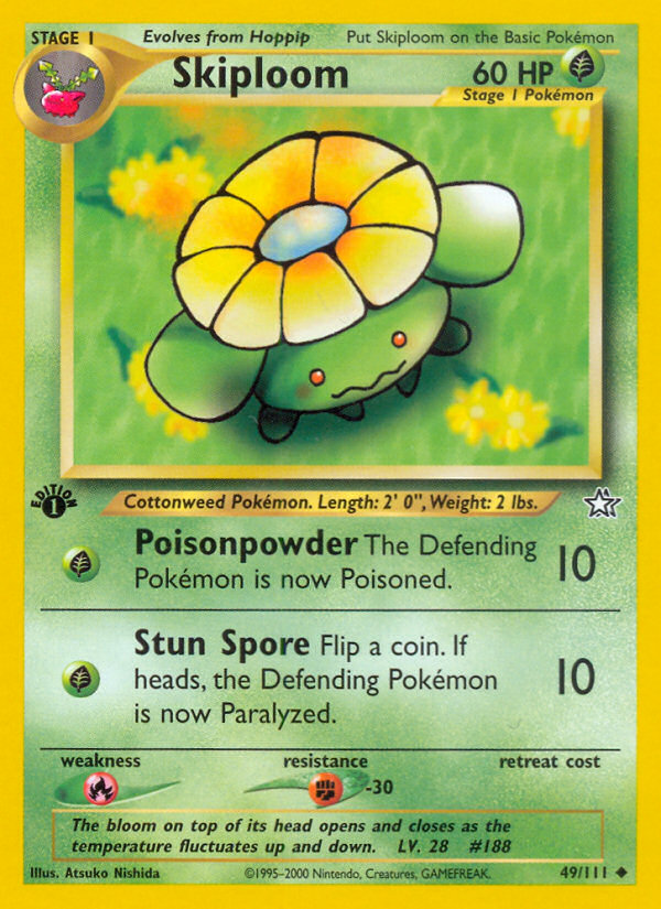 Skiploom (49/111) [Neo Genesis 1st Edition] - Evolution TCG