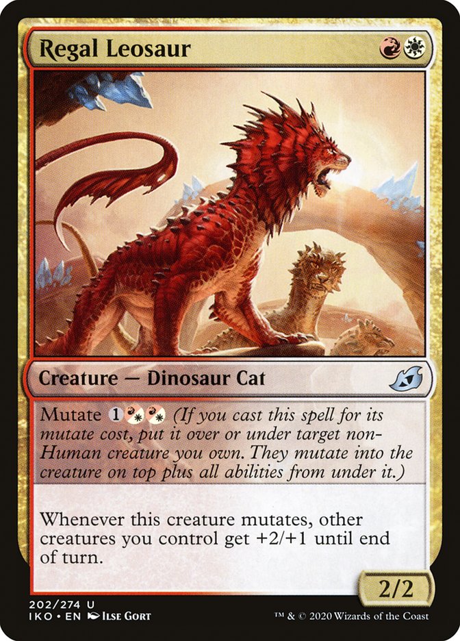 Regal Leosaur [Ikoria: Lair of Behemoths] - Evolution TCG