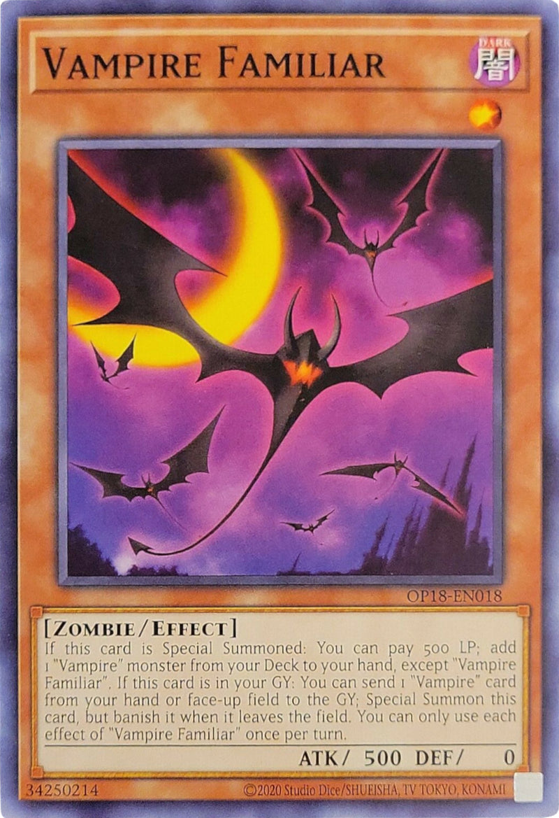Vampire Familiar [OP18-EN018] Common - Evolution TCG