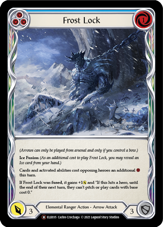 Frost Lock [U-ELE035] (Tales of Aria Unlimited)  Unlimited Normal - Evolution TCG