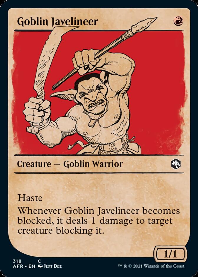 Goblin Javelineer (Showcase) [Dungeons & Dragons: Adventures in the Forgotten Realms] - Evolution TCG