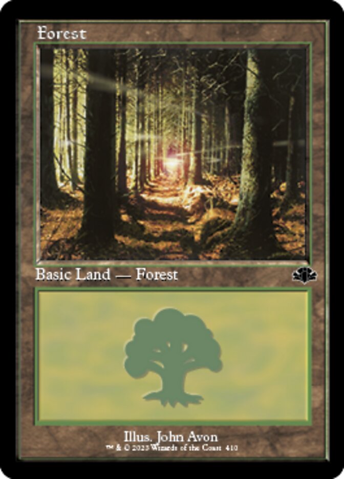 Forest (410) (Retro) [Dominaria Remastered] - Evolution TCG