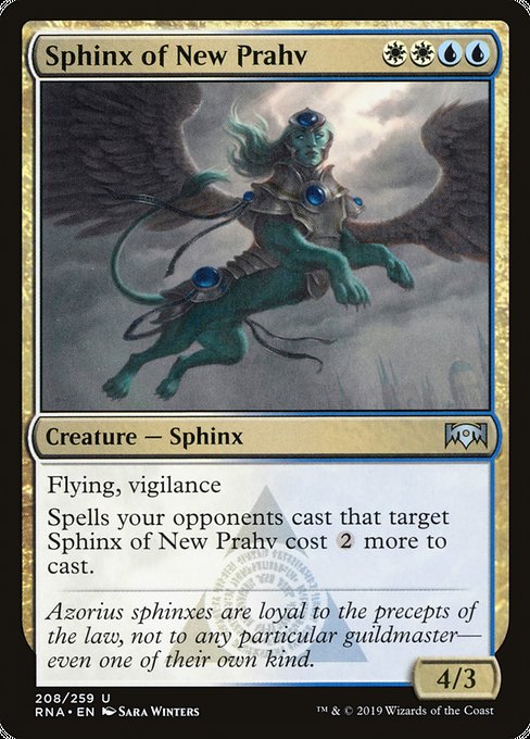 Sphinx of New Prahv [Ravnica Allegiance] - Evolution TCG