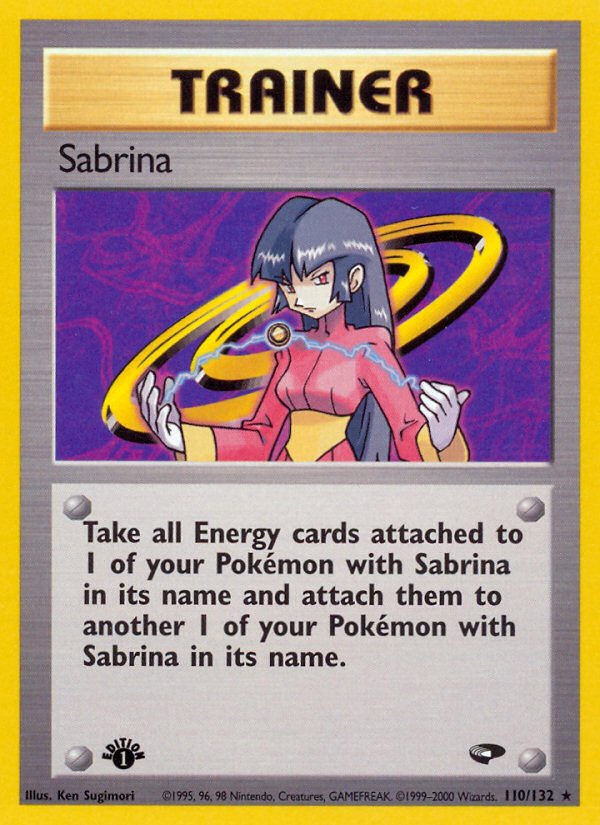 Sabrina (110/132) [Gym Challenge 1st Edition] - Evolution TCG