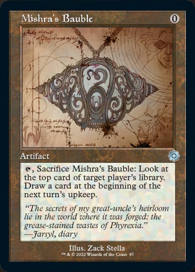 Mishra's Bauble (Retro Schematic) [The Brothers' War Retro Artifacts] - Evolution TCG