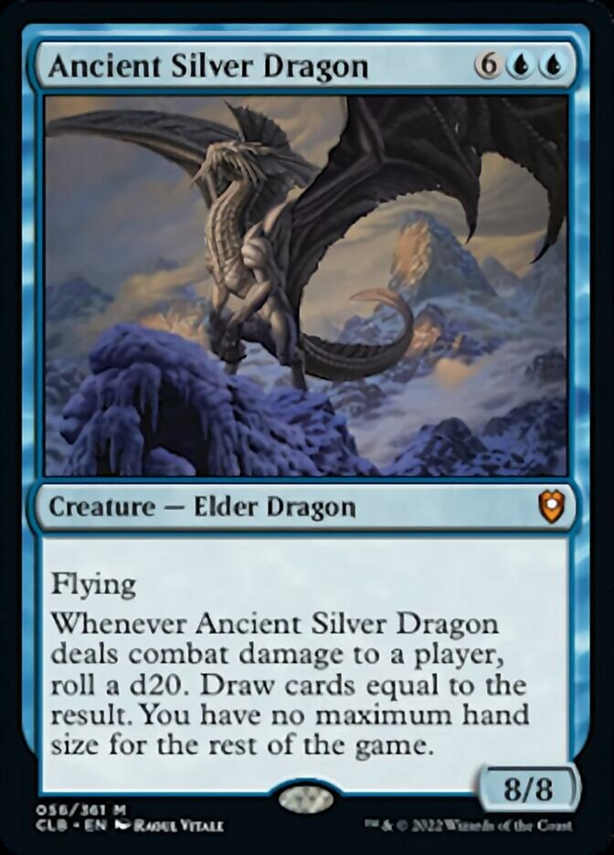 Ancient Silver Dragon [Commander Legends: Battle for Baldur's Gate] - Evolution TCG