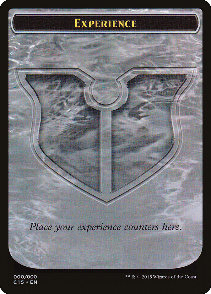 Experience // Experience Double-Sided Token [Commander 2015 Tokens] - Evolution TCG
