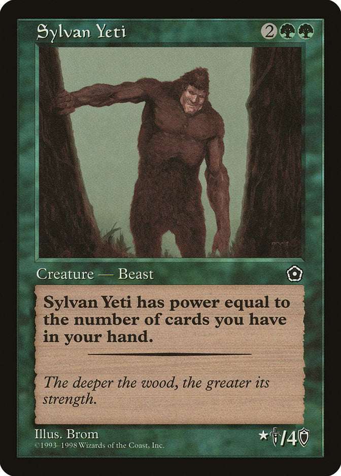 Sylvan Yeti [Portal Second Age] - Evolution TCG