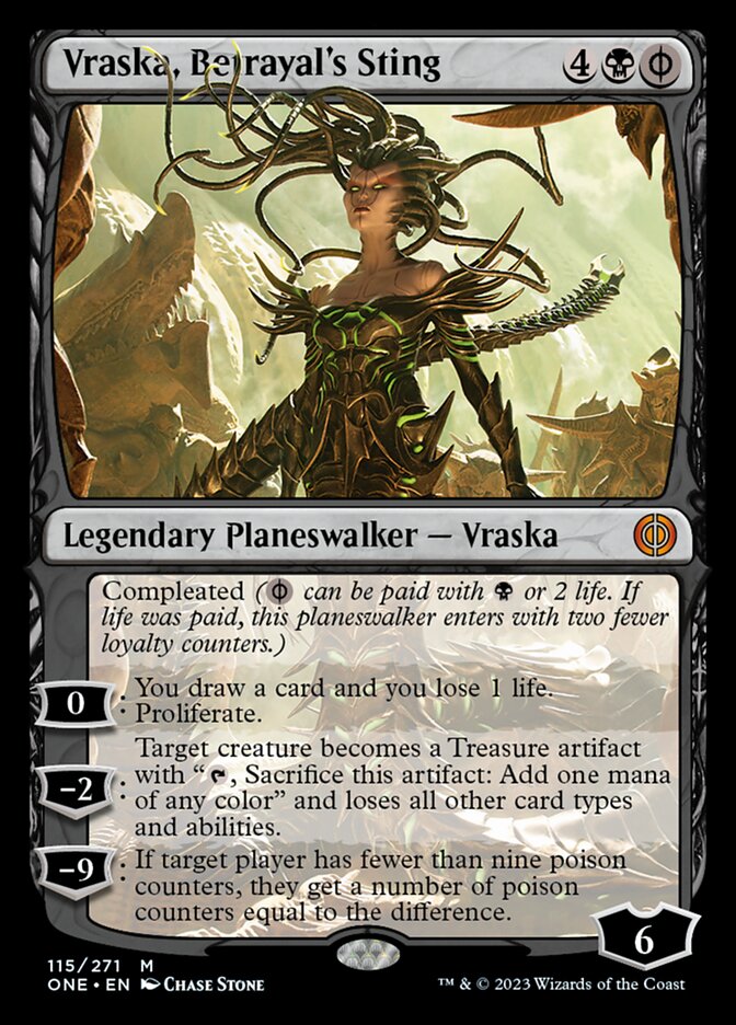 Vraska, Betrayal's Sting [Phyrexia: All Will Be One] - Evolution TCG