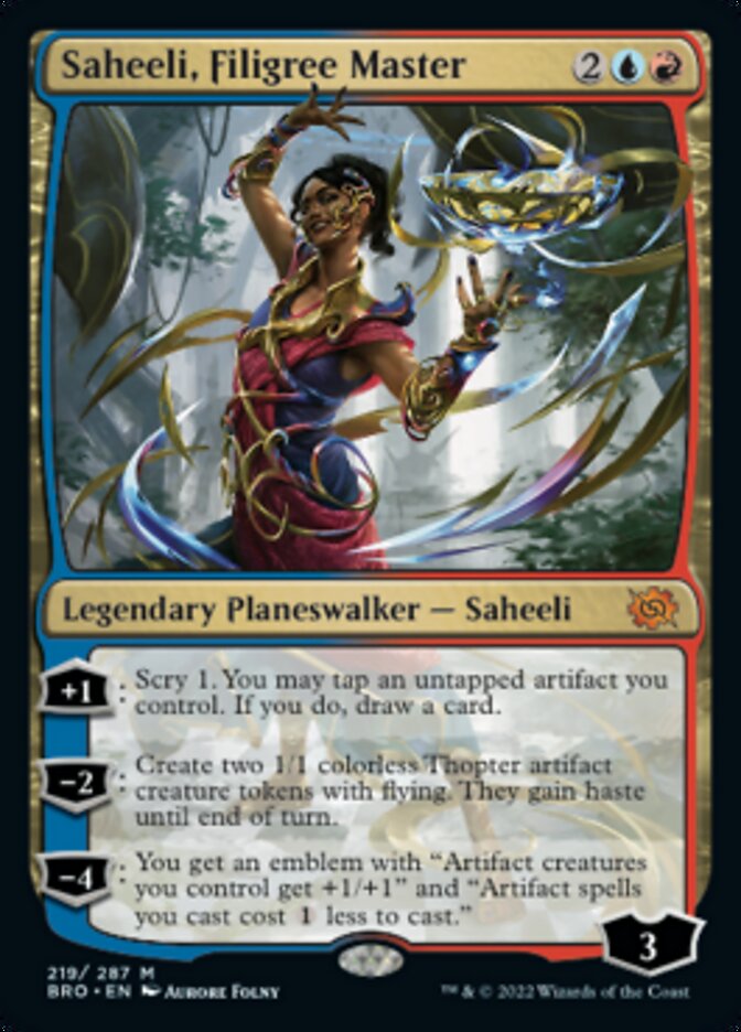 Saheeli, Filigree Master [The Brothers' War] - Evolution TCG