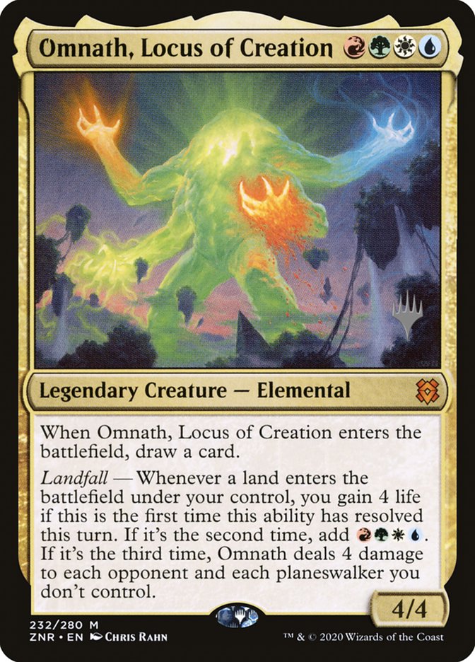 Omnath, Locus of Creation (Promo Pack) [Zendikar Rising Promos] - Evolution TCG