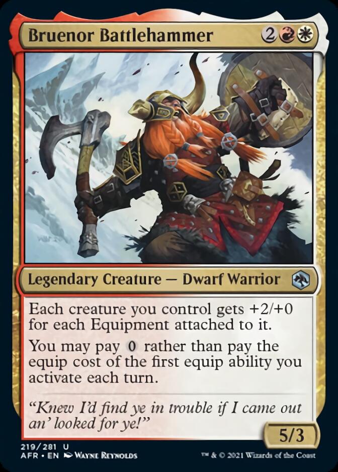 Bruenor Battlehammer [Dungeons & Dragons: Adventures in the Forgotten Realms] - Evolution TCG