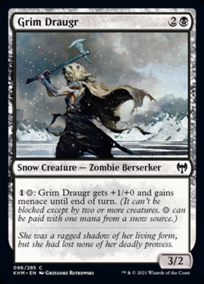 Grim Draugr [Kaldheim] - Evolution TCG