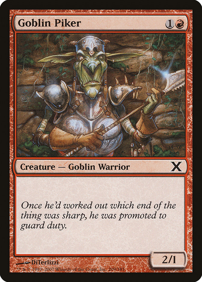 Goblin Piker [Tenth Edition] - Evolution TCG