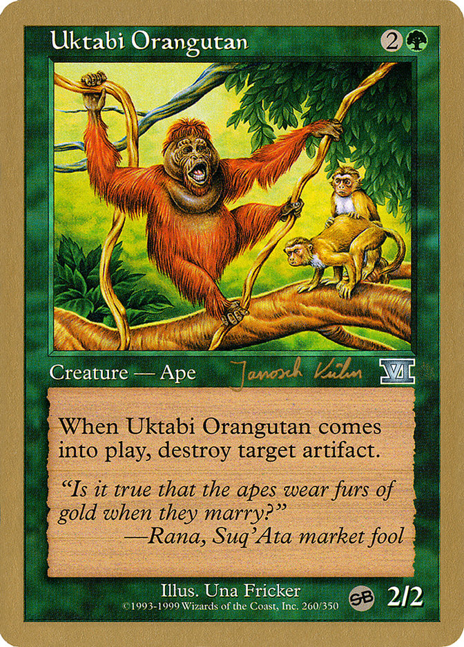 Uktabi Orangutan (Janosch Kuhn) (SB) [World Championship Decks 2000] - Evolution TCG