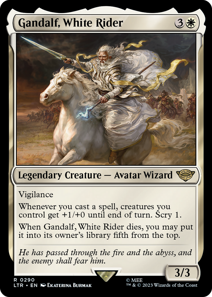 Gandalf, White Rider [The Lord of the Rings: Tales of Middle-Earth] - Evolution TCG