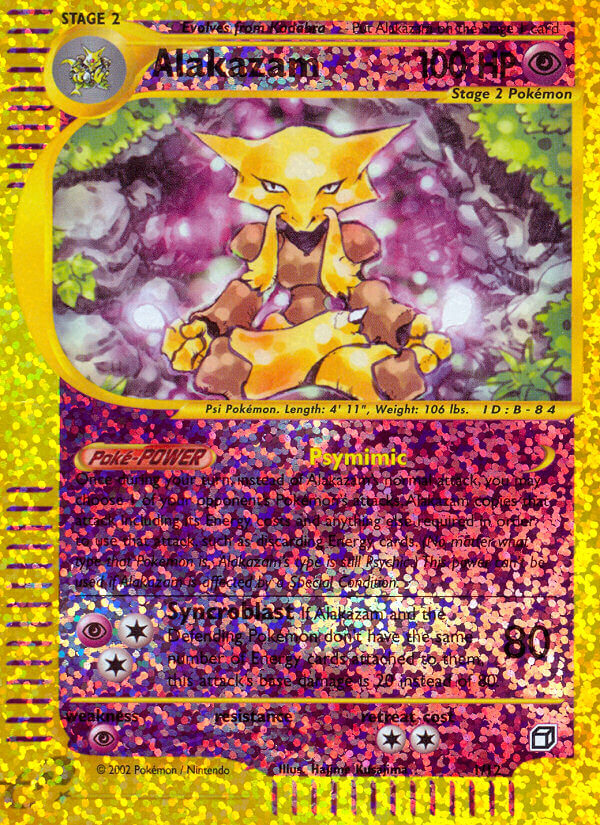 Alakazam (1/12) [Box Topper] - Evolution TCG