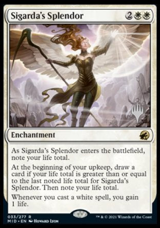 Sigarda's Splendor (Promo Pack) [Innistrad: Midnight Hunt Promos] - Evolution TCG